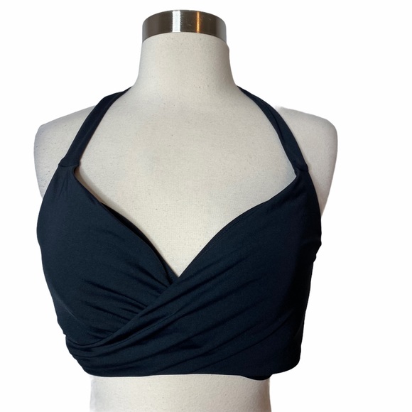 Athleta Swim Athleta Bra Cup Wrap Halter Bikini Top Poshmark